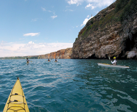 Наслади се на летния сезон със Сутрешен тур с каяк около нос Калиакра - за двама