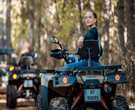 OFF-ROAD сред „Родопската яка с АТВ тур край с.Устина, Пловдив“ - двама на едно АТВ 400сс за 2 часа
