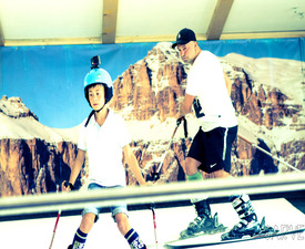 Индивидуално каране на сноуборд на закрита писта 