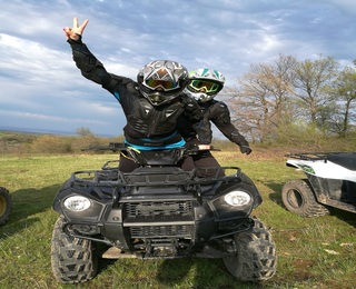 Разходка с АТВ в района на Хасково – приключение и забавление - двама на едно АТВ