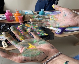 Art studio - textile dyeing for two people