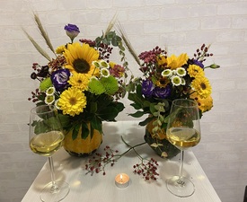 Флора-Арт: Флористика на по чаша вино за двама