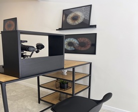 Превърнете вашите очи в уникална картина с ирисова фотография в Пловдив  - заснемане на три ириса в рамка