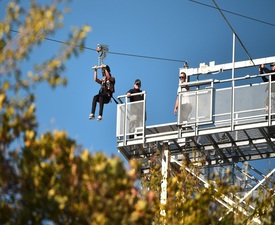 Приключение въздух и вода: Зип Лайн екстремно спускане за двама в с. Топола, област Добрич