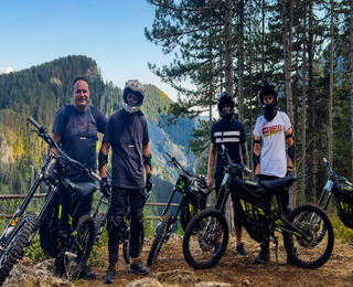 Разходка с електрически кросов мотор край Триград - маршрут до местност "Чаирски езера"