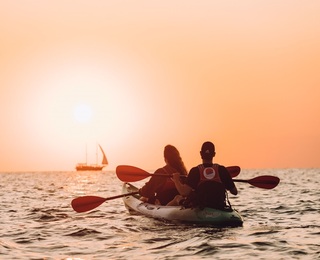 Сред слънце и море - Излет с каяк или съп-борд по избор за двама край Несебър