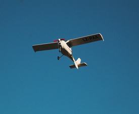 Урок по пилотиране на двуместен самолет в района на Пловдив - 50 минути