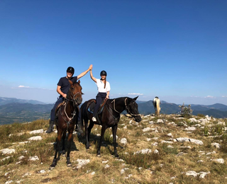 Horse riding for three and archery near Svoge