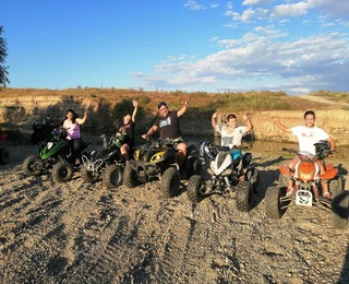 Ride with a mini-model ATV near Plovdiv - for kids between 4 and 9 years