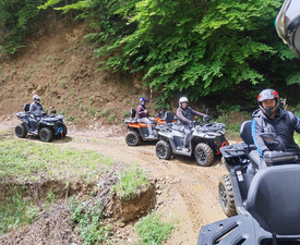 В горите на Златоград: 1-часова офроуд разходка с АТВ за двама на едно АТВ