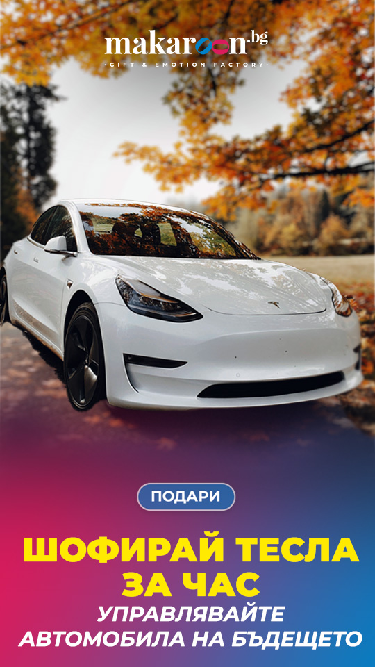 един час шофиране на тесла от makaroon.bg