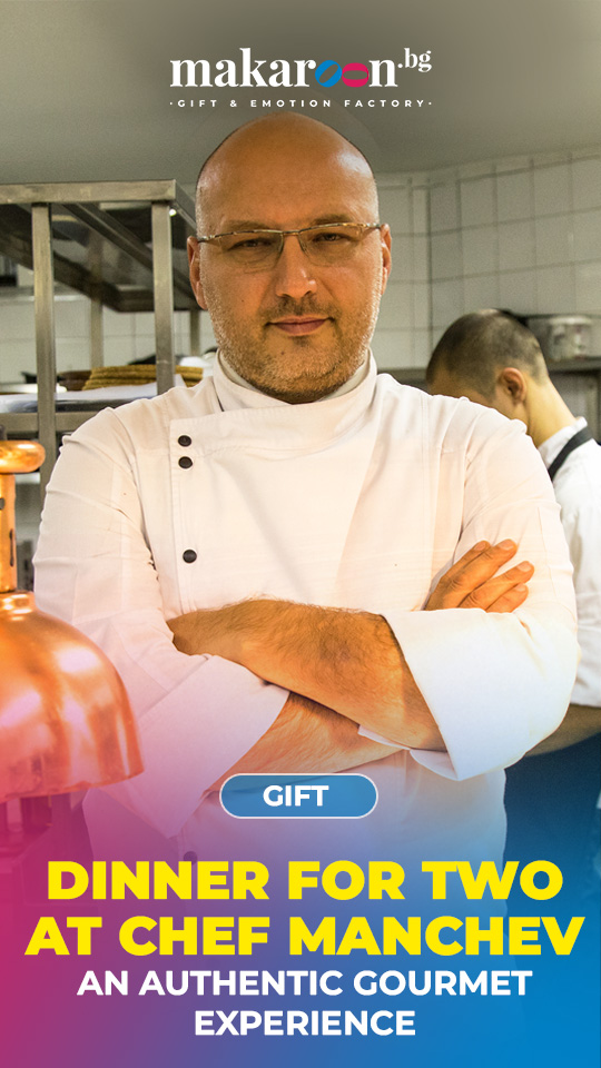 dinner for two with chef Manchev from makaroon.bg