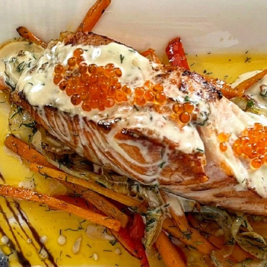 Руска кухня: Дегустация на четиристепенно меню Рибно изкушение за двама в рест. Арбат от Makaroon