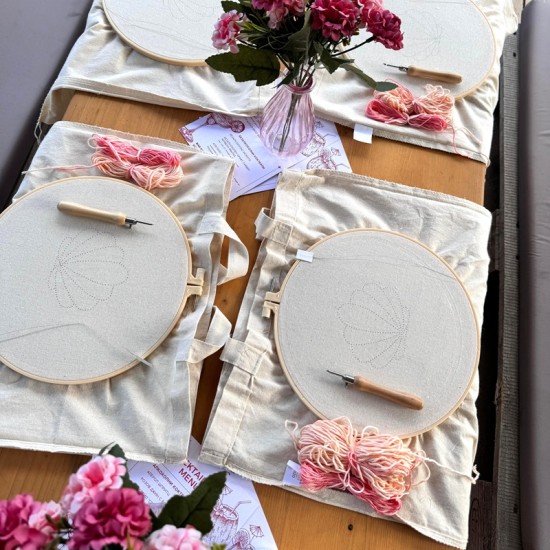 Сътворете красота с Работилничка за Пънч бродерия на чанта във Варна от Makaroon