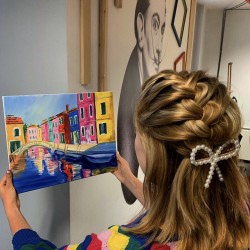 Рисуване и вино в Пловдив 