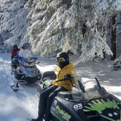 One hour snowmobile ride near Petrokhan