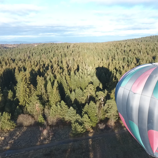 Рила от птичи поглед с "Издигане с балон в гр. Боровец" от Makaroon