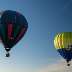 Панорамно издигане с балон за двама + видеозаснемане с 4К action камера край София