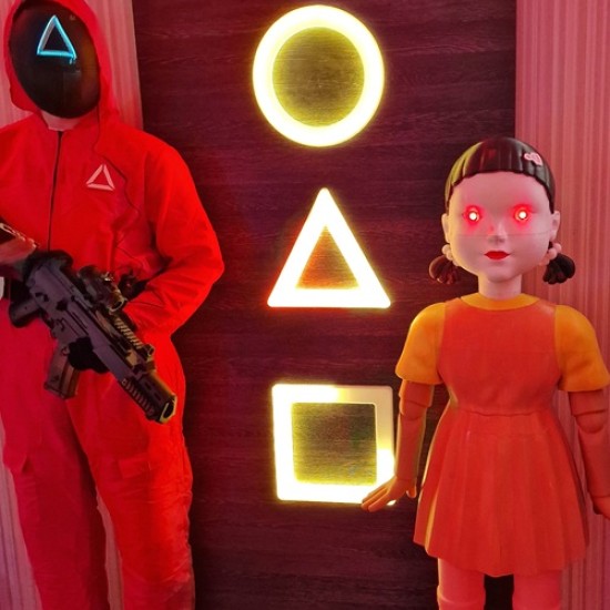 Оцелейте и спечелете The Squid Games - отборна игра за трима от Makaroon Оцелейте и спечелете The Squid Games - отборна игра за трима от Makaroon