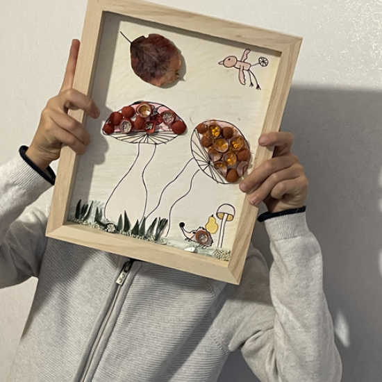 Забавление и творчество за деца с изработка на бижу или картина с коприна и мъниста от Makaroon