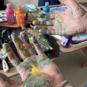 Art studio - textile dyeing