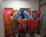 Art studio - dyeing a cotton product - t-shirt, scarf, bandana from Makaroon Art studio - dyeing a cotton product - t-shirt, scarf, bandana from Makaroon