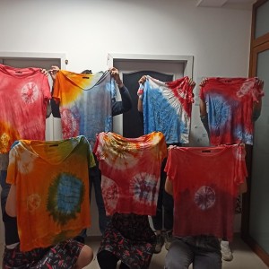 Art studio - textile dyeing