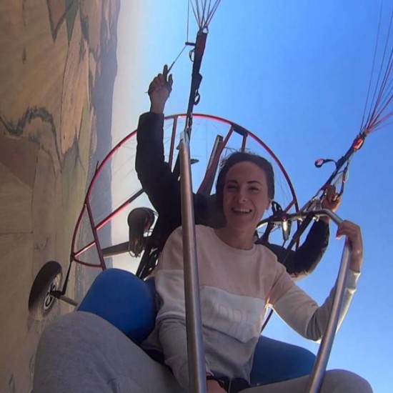 Полет с тандемен моторен парапланер + заснемане с HD от Makaroon