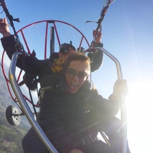 Полет с тандемен моторен парапланер + заснемане с HD край София