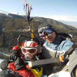 Панорамен полет с парапланер край Сопот