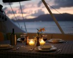 Романтична вечеря на яхта в Несебър по залез слънце от Макароон