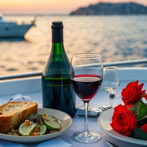 Романтична вечеря за двама и нощувка на яхта във Варна – незабравима емоция!