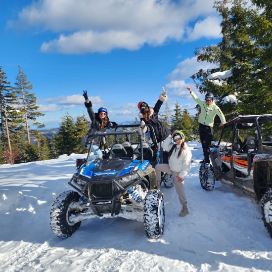 Снежно сафари RZR край Пампорово за двама души от Makaroon