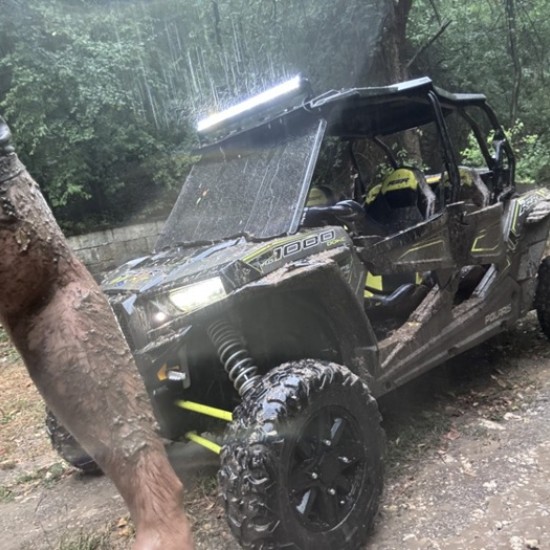 Насладете се на истинска офроуд експлозия с 1 час тур с УТВ край Варна от Makaroon Насладете се на истинска офроуд експлозия с 1 час тур с УТВ край Варна от Makaroon