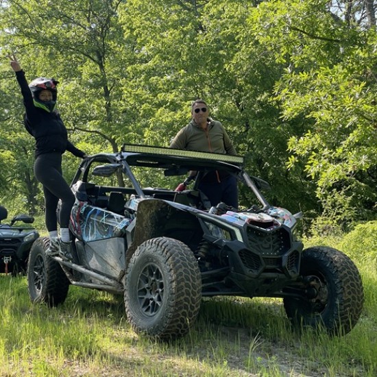 Give the gift of adrenaline and emotion with a UTV tour near the village of Priseltsi, Varna from Makaroon Give the gift of adrenaline and emotion with a UTV tour near the village of Priseltsi, Varna from Makaroon