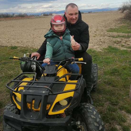 Ride with a mini-model ATV near Plovdiv - children love adventures too from Makaroon