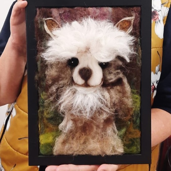 Креативен подарък в Арт работилница за изработка на картина от вълна от Makaroon