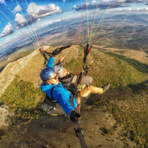 Полет с моторен делтапланер + видеозаснемане край Перник