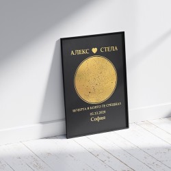 Романтична изненада „Звезден спомен в рамка”