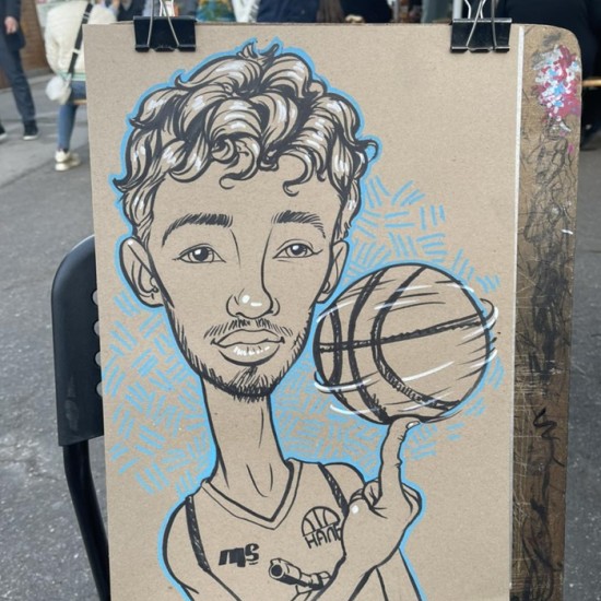 Оставете се да ви нарисуват с Коктейл и рисуване на карикатура в бар One Gallery от Makaroon