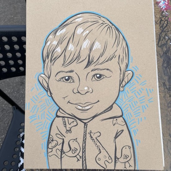 Оставете се да ви нарисуват с Коктейл и рисуване на карикатура в бар One Gallery от Makaroon