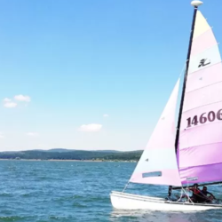 Ветроходство с катамаран на яз.Искър