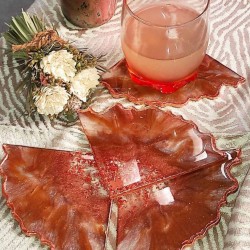 Творческа работилница: Създай собствени подложки за чаши от епоксидна смола