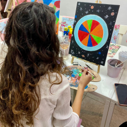 Творчество и мистика с "Рисуване, вино и астрология в София"