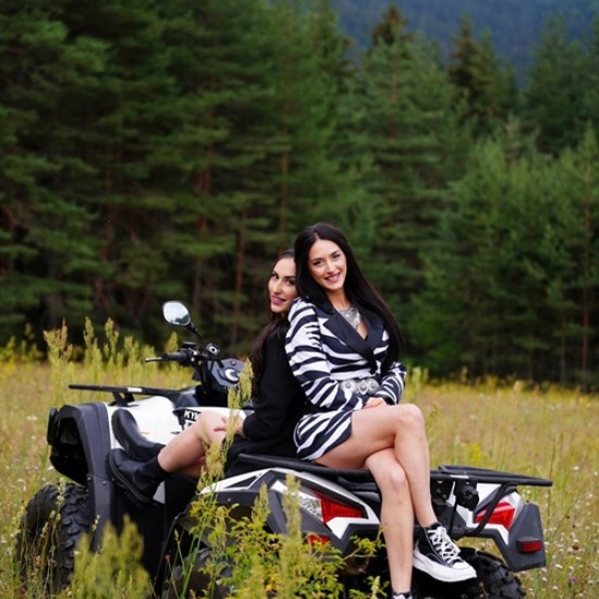 Потопете се в магията на Рила планина с доза адреналин с 1 час АТВ приключение за двама на едно АТВ край с. Бели Искър от Makaroon