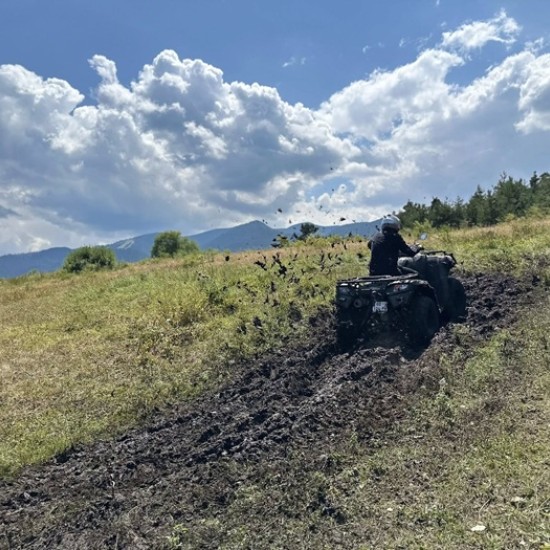 Потопете се в магията на Рила планина с доза адреналин с 1 час АТВ приключение за двама на едно АТВ край с. Бели Искър от Makaroon