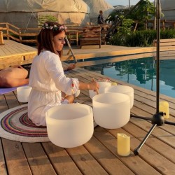  Плаваща звукова терапия с йога и дихателни практики за един човек във Велинград 