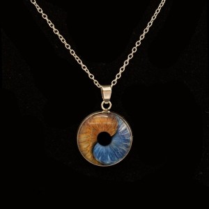 Подчертайте своята индивидуалност с Ирисово колие с Вашите очи край Бургас - медальон с 1 ирис