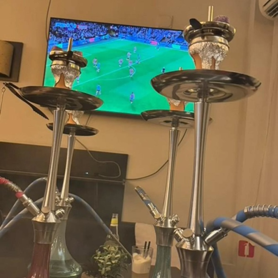 Забавление и релакс с коктейл и наргиле за трима в в Наргиле бар Терасата от Makaroon